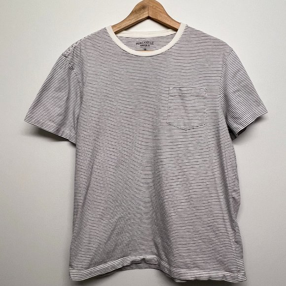 J. Crew - Essential Striped Pocket T-shirt - Medium - Never Worn / Like New - Picture 2 of 4
